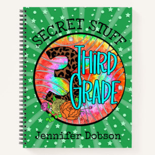 Back to school third grade notebook