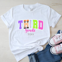 Back to School Third Grade Varsity T-Shirt