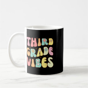 Back To School Third Grade Vibes Groovy Teacher Wo Coffee Mug