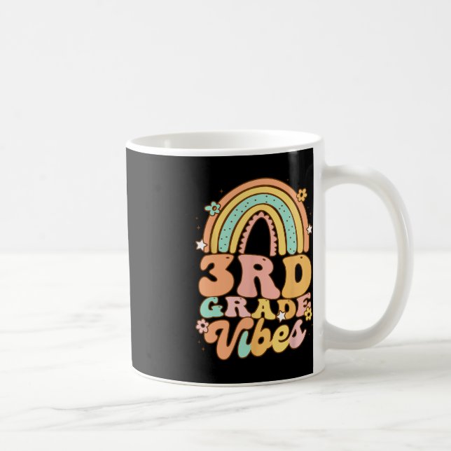 Back To School Third Grade Vibes Student Teacher r Coffee Mug (Right)