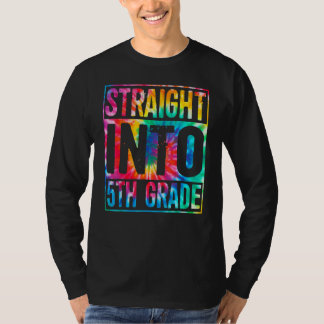 Back To School Tie Dye Straight Into 5th Grade T-Shirt