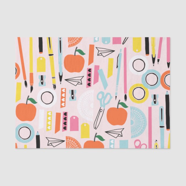 Back to school tissue paper (Front)