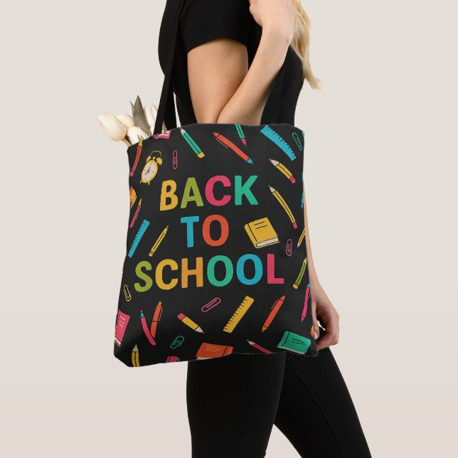 Back to School Tote Bag (Close Up)