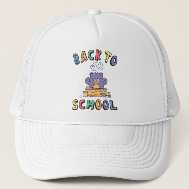 Back to school trucker hat (Front)