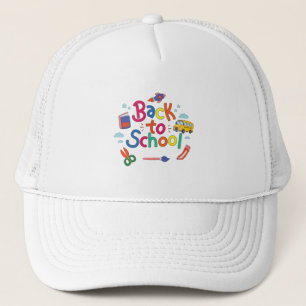 Back to school trucker hat