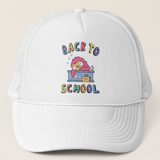 Back to school trucker hat (Front)