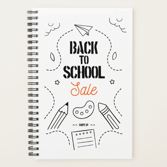 Back to School Typography Design Planner (Front)
