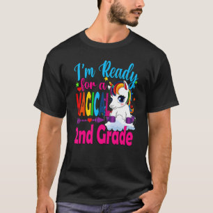 Back To School Unicorn Ready For Magical 2nd Grad T-Shirt