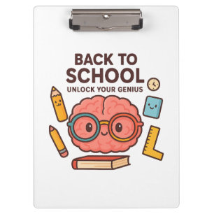 Back to School – Unlock Your Genius  Clipboard