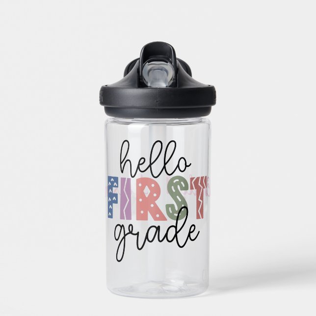 Back To School Water Bottle (Front)