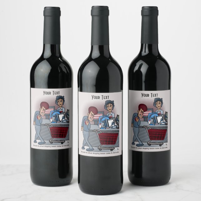 Back To School Wine Label (Bottles)