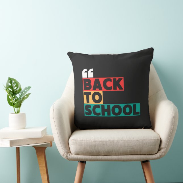 Back to school with a classic and classy touch cushion (Chair)