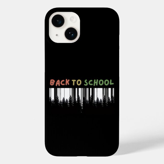 Back to school with a touch of wild trees Case-Mate iPhone case (Back)