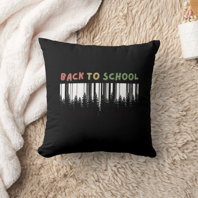 Back to school with a touch of wild trees cushion (Blanket)