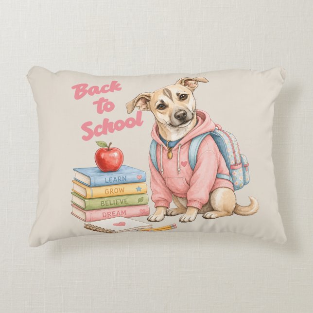 Back to School with Lina Decorative Cushion (Front)