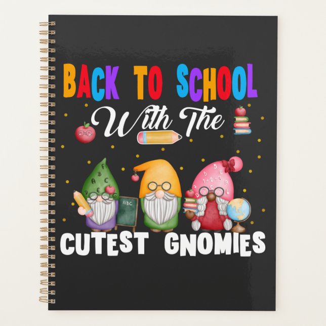 Back to School With The Cutest Gnomes Teacher  Planner (Front)