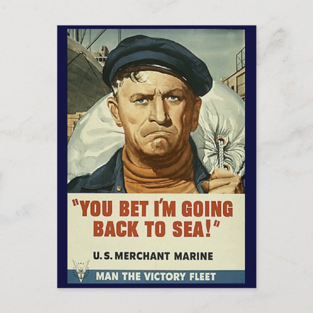 Back To Sea Postcard (Front)