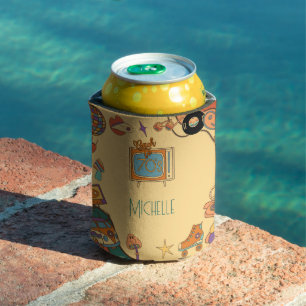 Back to the 70's retro groovy  can cooler
