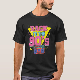 Back To The 90's 1990 Music Disco Retro Party T-Shirt
