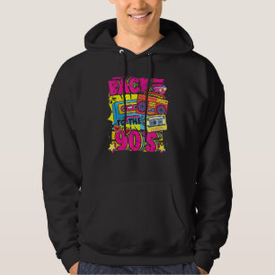 Back To The 90s 90s Disco Radio And Techno Era Vin Hoodie