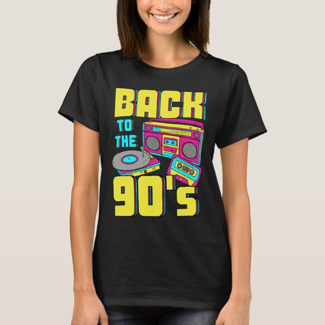 Back To The 90s costume theme party 90s outfit ret T-Shirt (Front)