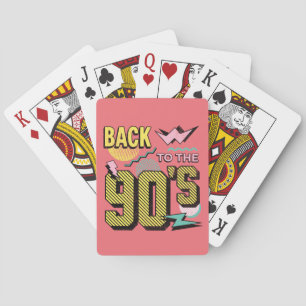 Back to the 90's playing cards