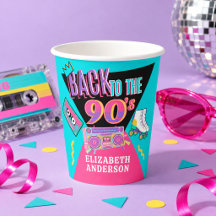 Back to the 90s Retro Neon Birthday Party