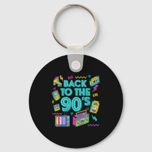 Back To The 90s Retro Vintage Throwback For Men Wo Key Ring