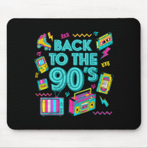 Back To The 90s Retro Vintage Throwback For Men Wo Mouse Pad