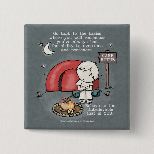 Back to the Basics 15 Cm Square Badge