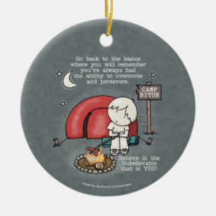 Back to the Basics Ceramic Ornament