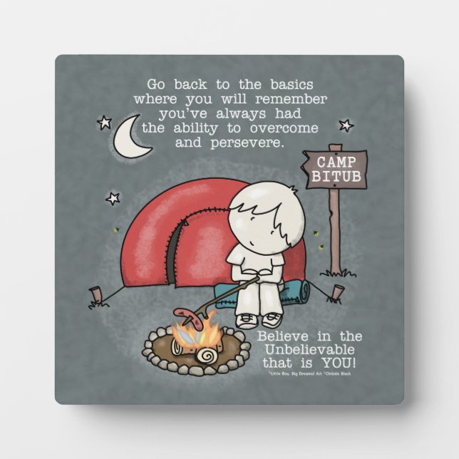 Back to the Basics Plaque (Front)