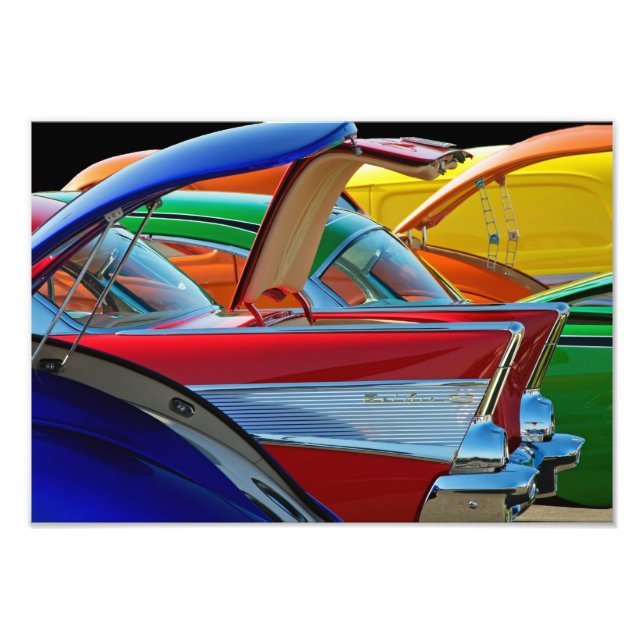 Back To The Car Show. Photo Print (Front)