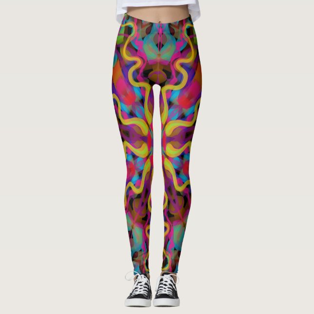 BACK TO THE CENTER leggings (Front)