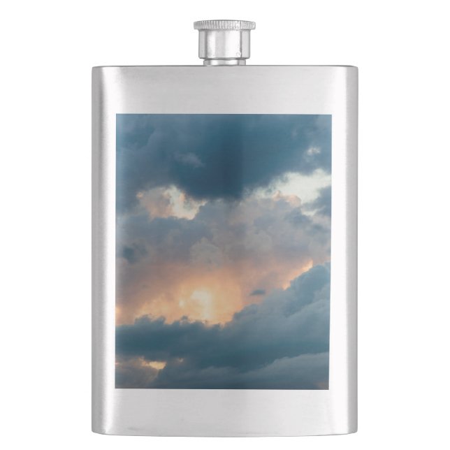 back to the early show hip flask (Front)