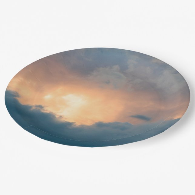 back to the early show paper plate (Angled)