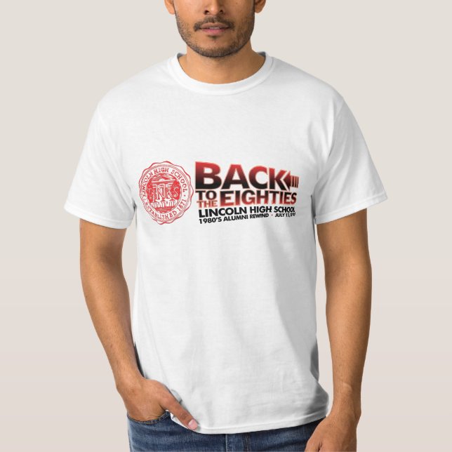Back to the Eighties T-Shirt (Front)