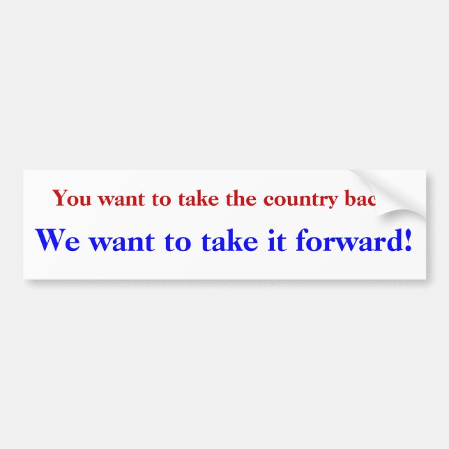 Back to the Future Bumper Sticker (Front)