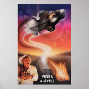 Back to the Future French Movie Poster Print 1