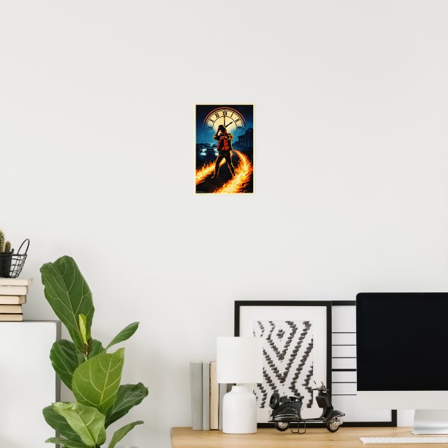 Back to the Future Inspired Retro Movie Poster Art (Home Office)