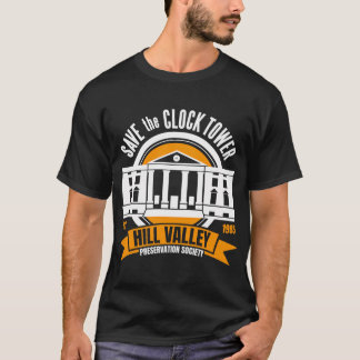 Back to the Future Save the Hill Valley Clock Towe T-Shirt