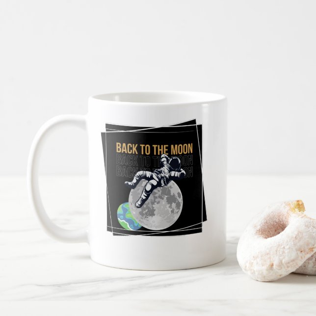 Back to the Moon Coffee Mug (With Donut)