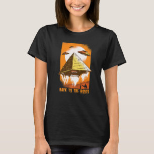 Back To The Roots Egypt  Ufo Mythology Retro Vinta T-Shirt