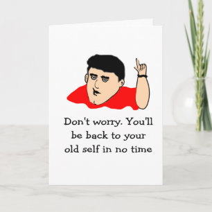 Back to your old self card