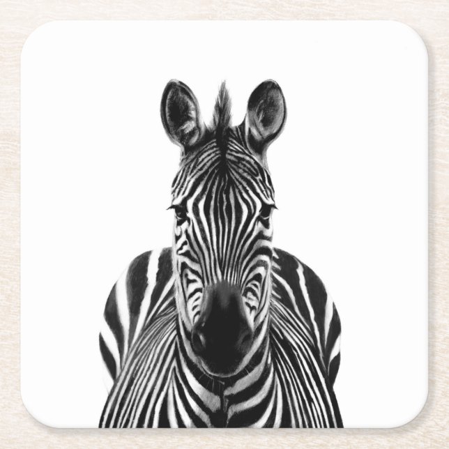 Back Up Plan III Square Paper Coaster (Front)