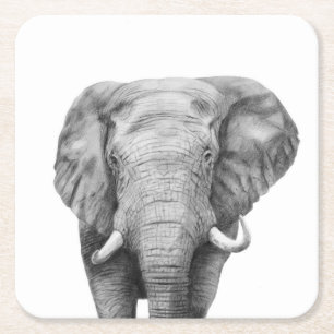 Back Up Plan IV Square Paper Coaster