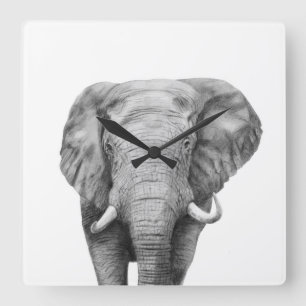 Back Up Plan IV Square Wall Clock