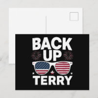 Back Up Terry Funny 4th of July Patriotic Firework