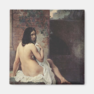 Back View of a Bather (Francesco Hayez) Magnet