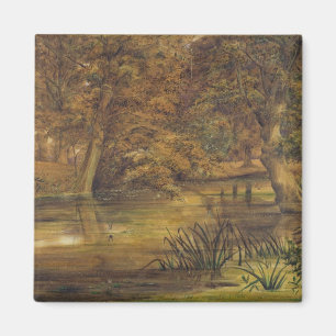 Back Water of the Bratford, 1864 (w/c and pencil o Magnet